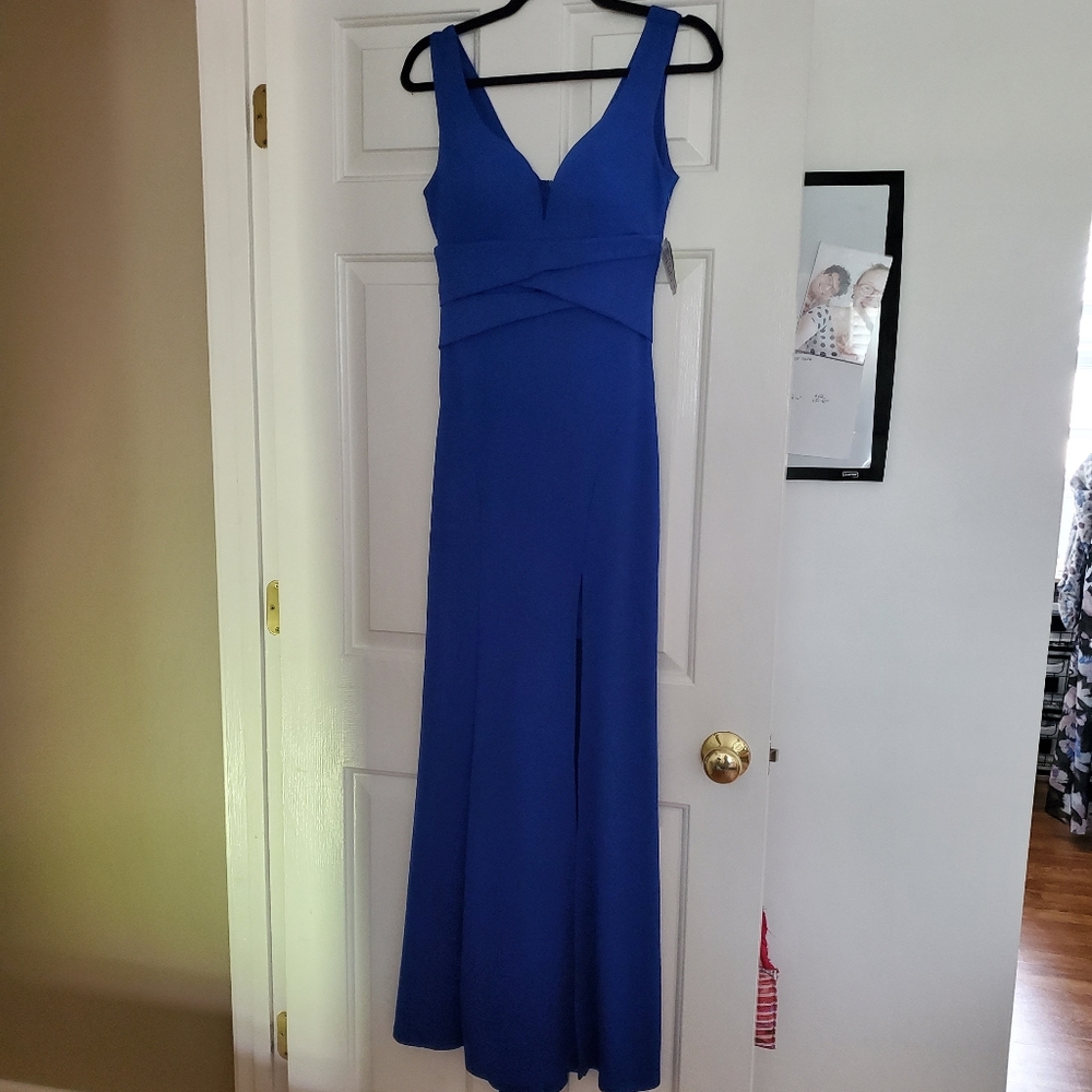 Size small blue semi formal dress